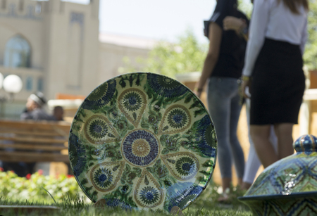 BUKHARA, UZBEKISTAN - MAY 26, 2018: Silk and Spices Festival 2018. Silk road spices bukharaのeditorial素材