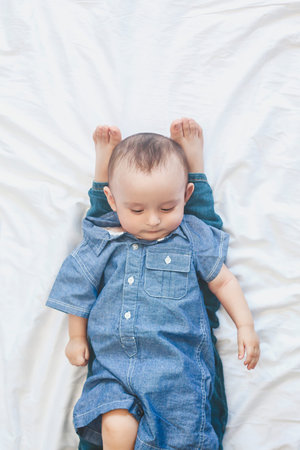Happy childhood concept. Happy brothers portrait. 6 years and 6 months old boys having fun. Two...