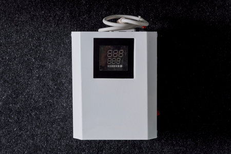 Dual-circuit gas boiler. Gas boiler for home heating. Wall double-bithermic boiler for heating and...