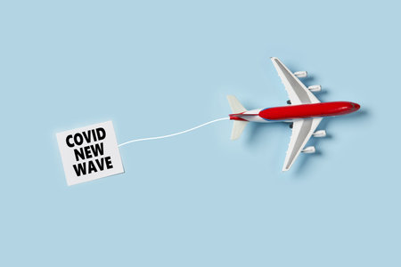 Travel ban, flights cancellations due to Covid-19 new variant. Covid new wave impacting travel and...