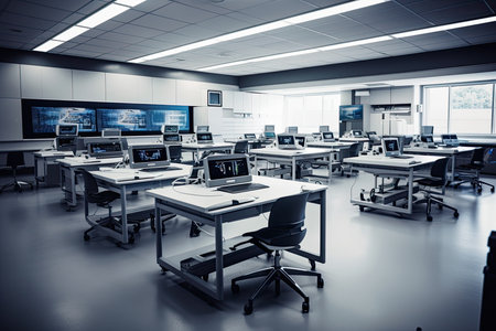 Nighttime view of city skyline with bitcoin symbol prominently displayed. Generative Aiの素材