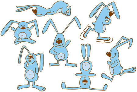 rabbit's setのイラスト素材