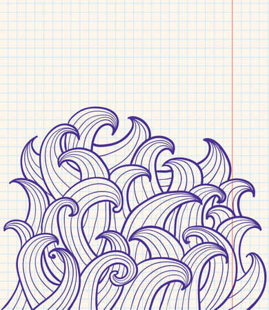 Abstract doodles のイラスト素材