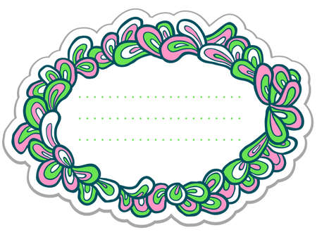 Abstract frameのイラスト素材