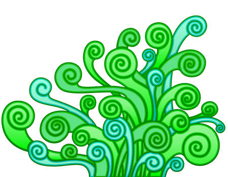 Abstract plantのイラスト素材