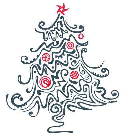 Christmas treeのイラスト素材