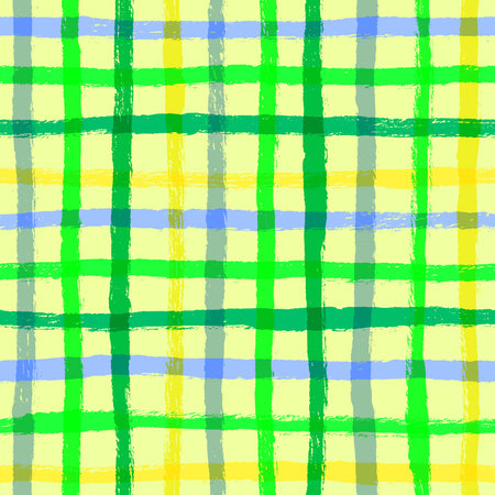 Seamless pattern with intersecting stripes. Abstract netty geometric ornament. Vector background for textures, textile, and more.のイラスト素材