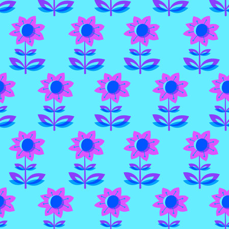 Floral seamless pattern with transparency elements. Background with abstract bright flowers....