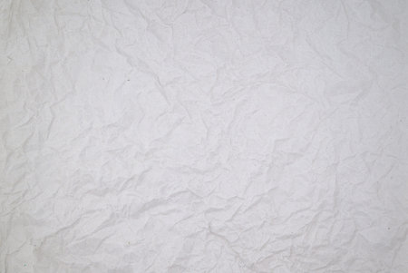 Crumpled paper texture. White crumpled paper background.の写真素材