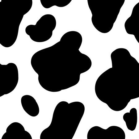 Cow pattern background. Vector design elementのイラスト素材
