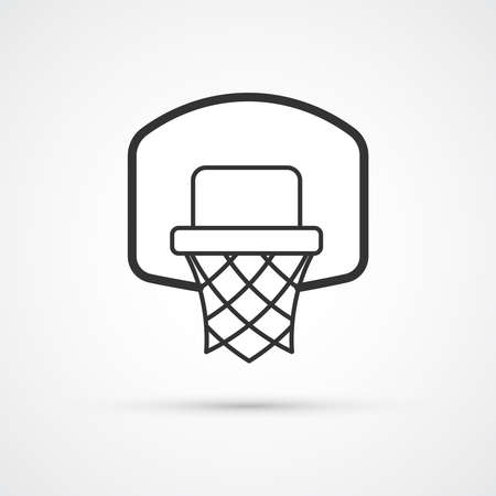 Basketball basket trendy icon. Vector illustration eps10のイラスト素材