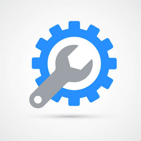 Settingicon trendy color seo internet marketing. Vector eps 10のイラスト素材