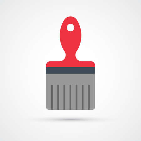 Paint brush trendy color building tools icon. Vector eps 10のイラスト素材