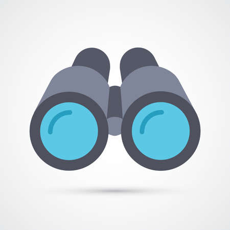 binoculars trendy color icon. Vector eps 10のイラスト素材