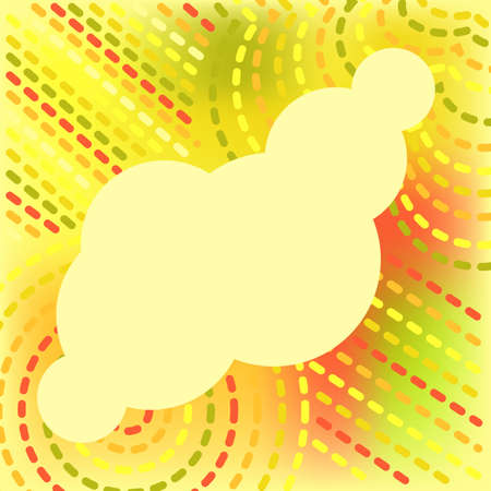 Abstract autumn design with colorful gradients in yellow, red, green and orange. Modern and creative poster, banner, web, brochure, greeting card template.のイラスト素材