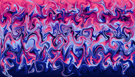 Blue Pink liquid effects background. Liquid effects are everywhere. Abstract design template for...