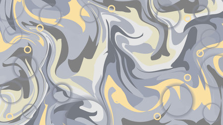 Modern Liquid Gradient Gray Yellow Abstract Background. Abstract design template for brochures,...
