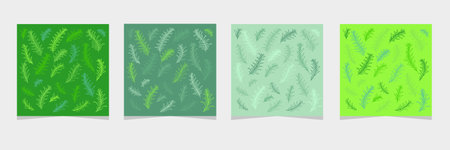 Green branch pattern. Abstract design template for brochures, flyers, magazine, business card, branding, banners, headers, book covers, notebooks background vectorのイラスト素材