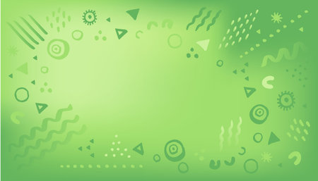 Modern Liquid Gradient Green Abstract Background. Abstract design template for brochures, flyers, magazine, business card, branding, banners, headers, book covers, notebooks background, presentation design, wallpapers, posters vectorのイラスト素材