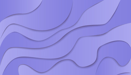 Very peri violet paper cut background. Abstract design template for brochures, flyers, magazine,...