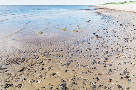 Coast White Sea in Russiaの写真素材