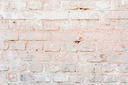 white background pink brick wall vintage old scratch textureの写真素材
