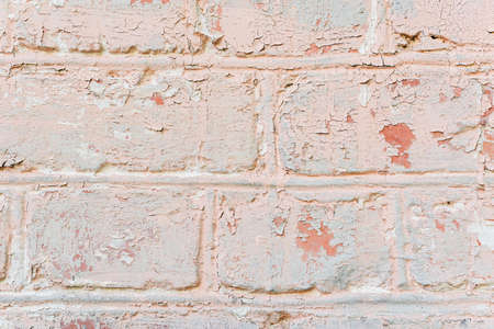 white background pink brick wall vintage old scratch textureの写真素材