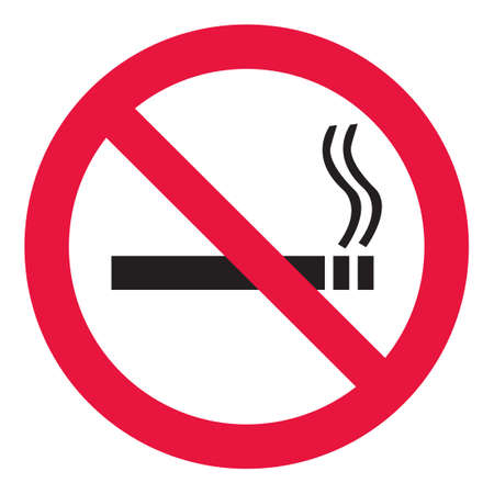 no smoking signのイラスト素材