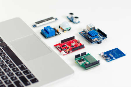 Diy Electronics Construction Engineering Maintenance Technology Development Hobby Conceptの写真素材