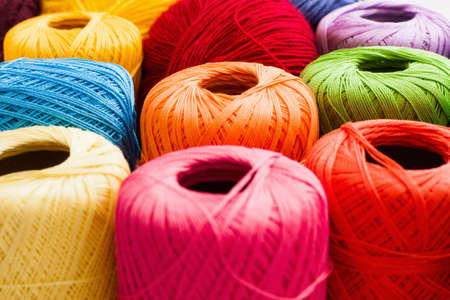 Knitting Crochet Hobby Handiwork Leisure Handmade Conceptの写真素材
