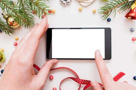 Christmas Winter Holiday December Gift Shopping Family Network Discount Saleの写真素材
