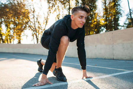 Sport Run Fitness Health Lifestyle Training Competition Marathon Workout Conceptの写真素材