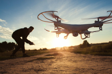 Drone Toy Adult Helicopter Electronics Technology Innovation Aeromodelling Fun Leisure Conceptの写真素材