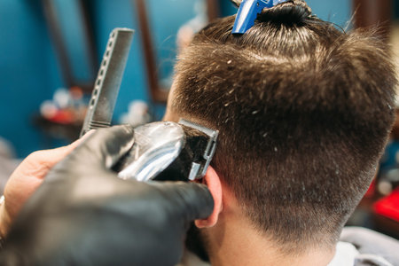 Hairstyle Fashion Beauty Barber Shop Glamour Lifestyle Concept