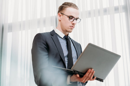 Computer technology for business. internet access to information. online connecting international...