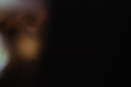 lens flare. abstract digital design. sparkle light on black background