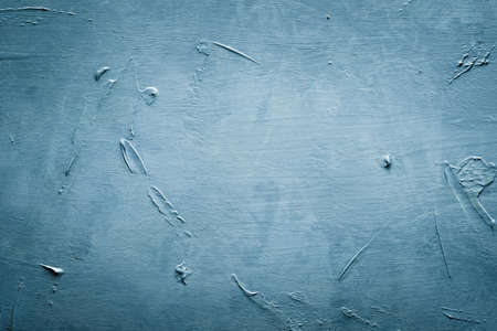 abstract blue textured background. rough stucco paint design for message board. copy space conceptの写真素材