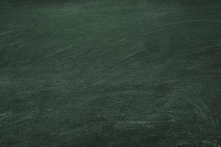 School life concept. Green empty, clean chalkboard abstract art background. Copy space.