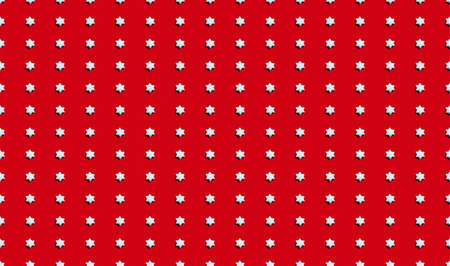 Red seamless background. Star pattern. White simple ornament composition poster for boys girls....