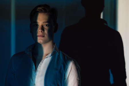 confident man masculine power success leadershipの写真素材