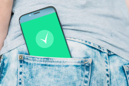 mobile security antivirus protection smartphoneの写真素材