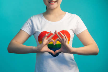 donation volunteer life saving woman heart loveの写真素材