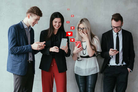 social network positive feedback colleagues like