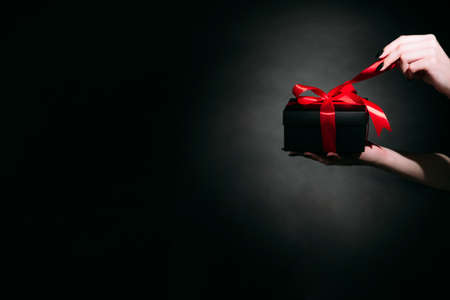 elegant festive package holiday present greeting