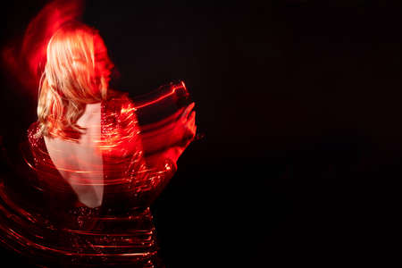 night club dance festive woman christmas partyの写真素材