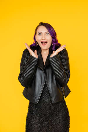 black friday shocked woman wow shopping season
