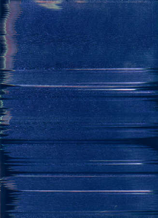 Glitch overlay. Old film noise. Distressed screen effect. Distirtion artifacts. Dark blue pink color...