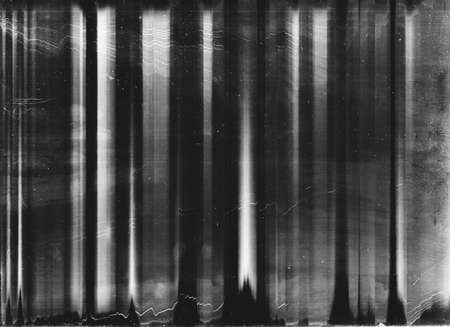 Old film texture. Dust scratch overlay. Grunge filter. Black white distressed glitch mask with grain stains effect abstract layer.の写真素材