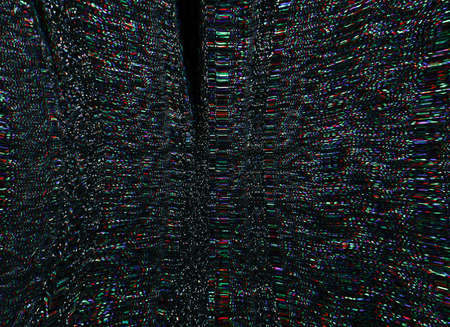 Glitch overlay. Grainy artifacts. Analog broadcast. Hack attack. Cryptocurrency technology. Colorful...