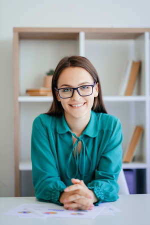 Successful business woman. Professional career. Female leadership. Portrait of confident smart...